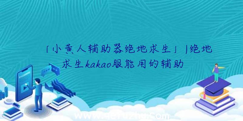 「小黄人辅助器绝地求生」|绝地求生kakao服能用的辅助